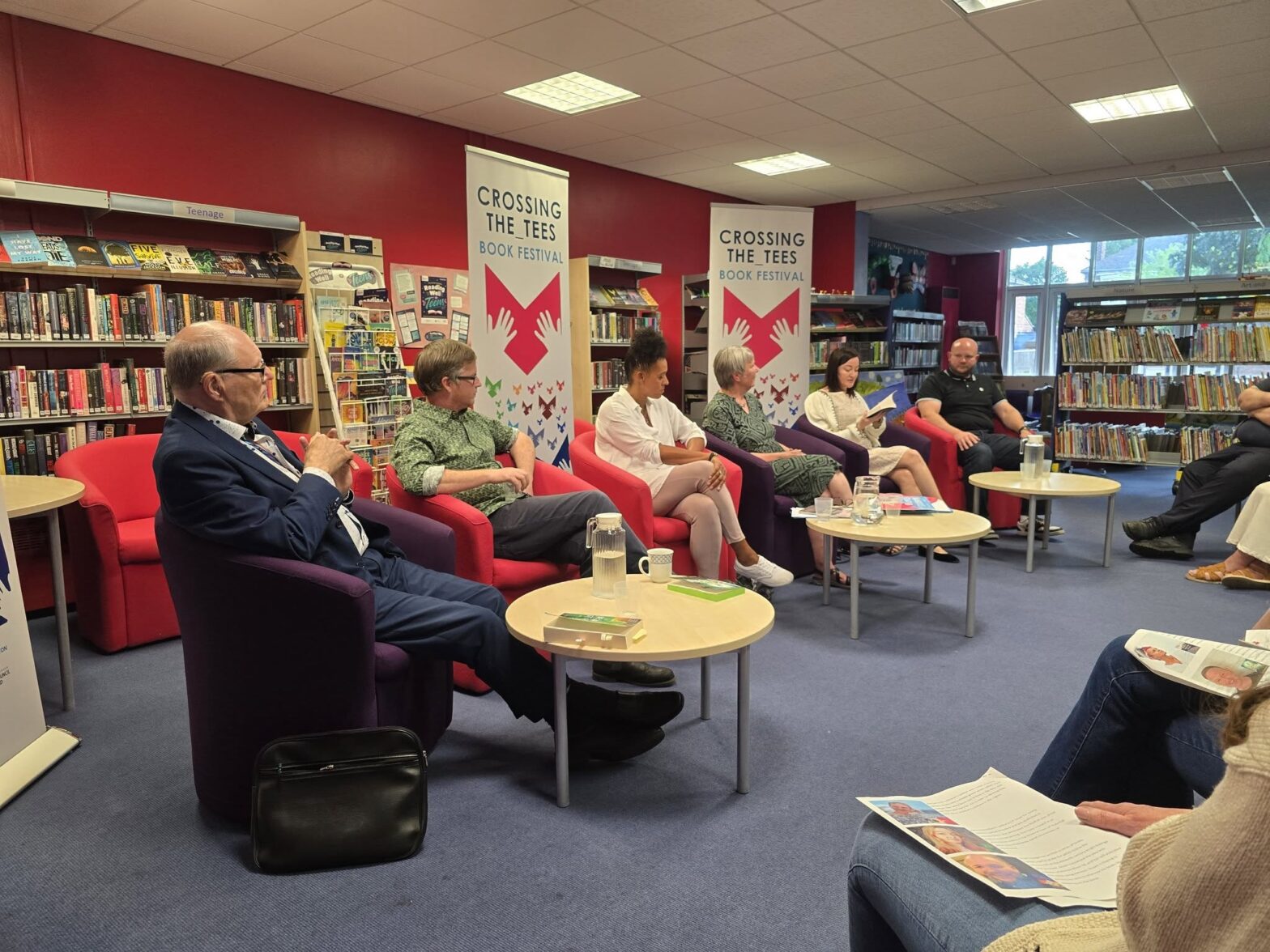 Six authors introducing their books at Acklam Community Hub & Library