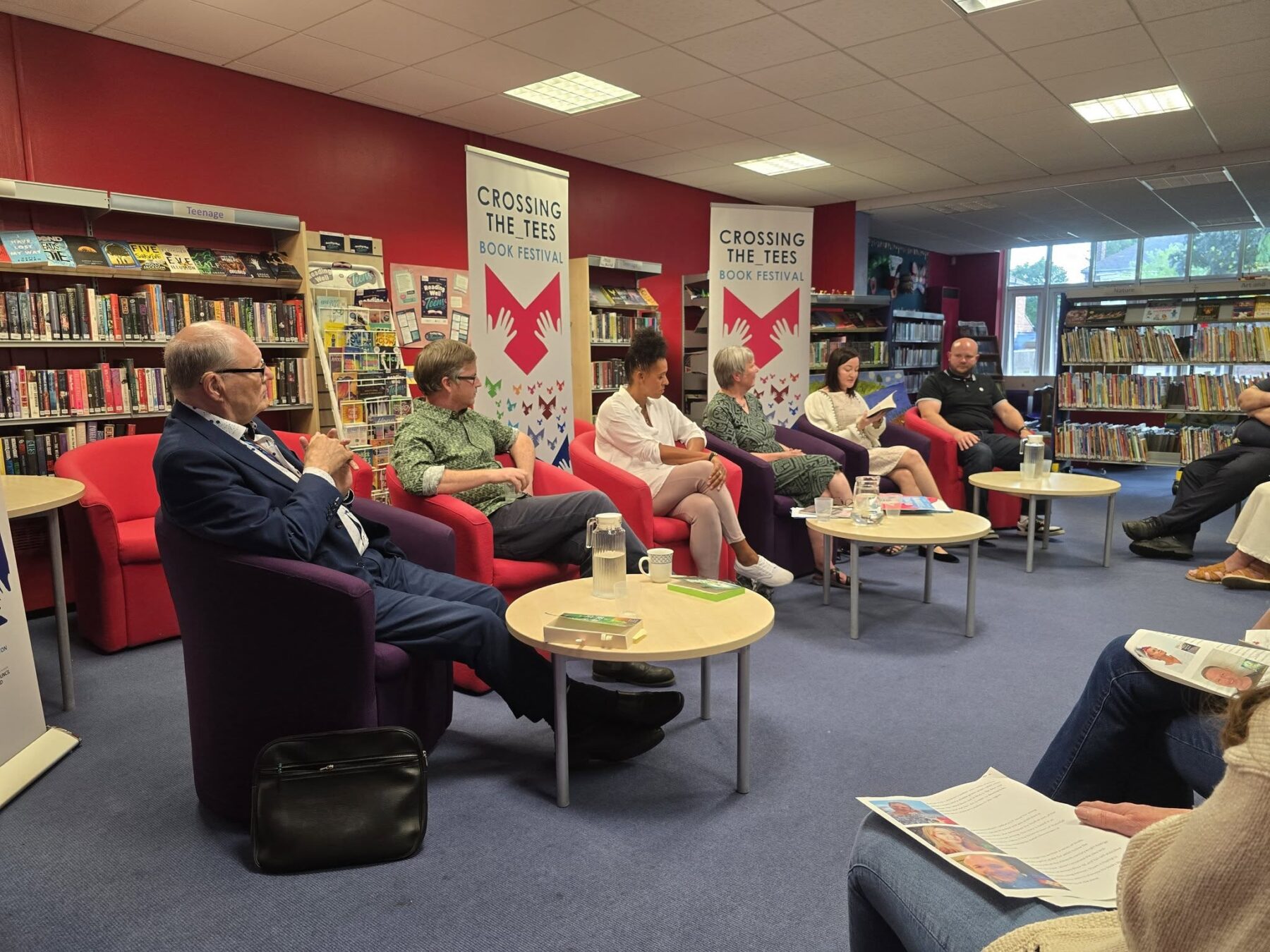 Six authors introducing their books at Acklam Community Hub & Library
